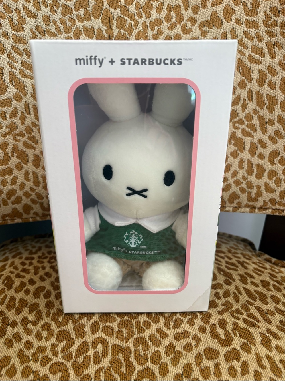 Starbucks Miffy Plush Bunny - White with Green Apron